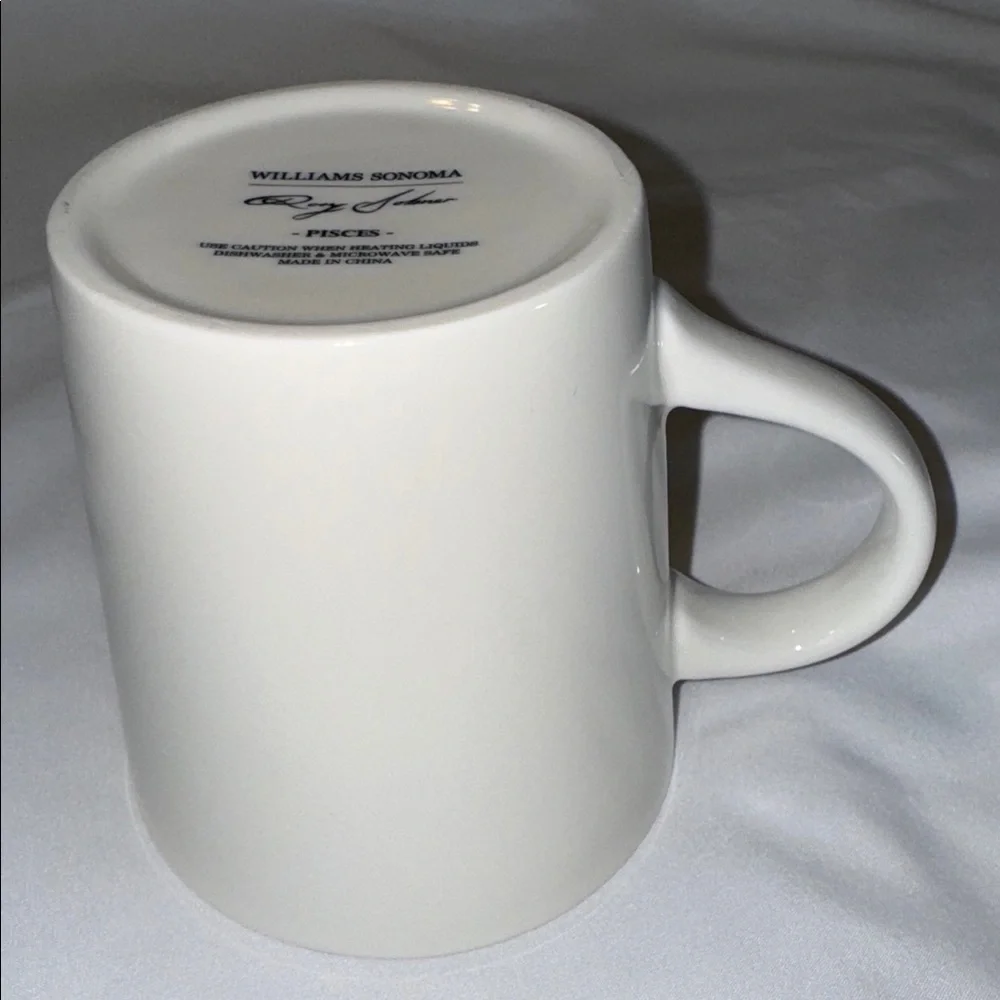 Williams Sonoma Zodiac Pisces Mug in collaboration with Rory Dobner 20 ounce